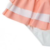 Amelia one piece in peach pink and ivory