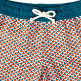 Swimshort Tommaso - Scales Pint Cinnamon Teal