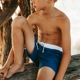 Giles Swim Shorts Light Blue and Night