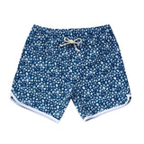 Rupert Swim Shorts Night Blue Shell Print