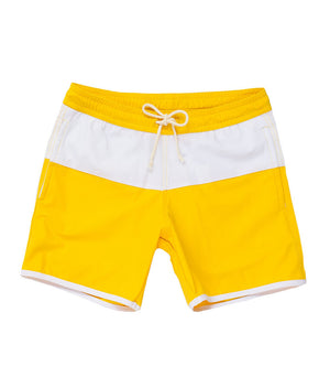 Jack Swim Shorts Sicilian Yellow And Ivory