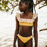 Elisa Bikini Sicilian Yellow And Lemon Print