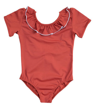 Carlotta Surf Suit Terracotta And Ivory