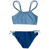 Nina Bikini Dusty Blue Midnight And Ivory