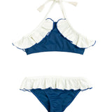 Leila Bikini Night Blue And Ivory
