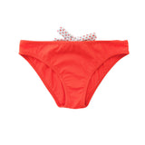 Isabella swim pants in mandarinred and scales print