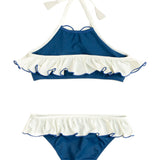 Leila Bikini Night Blue And Ivory