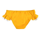 Nora swim pants - Mango yellow and ivory