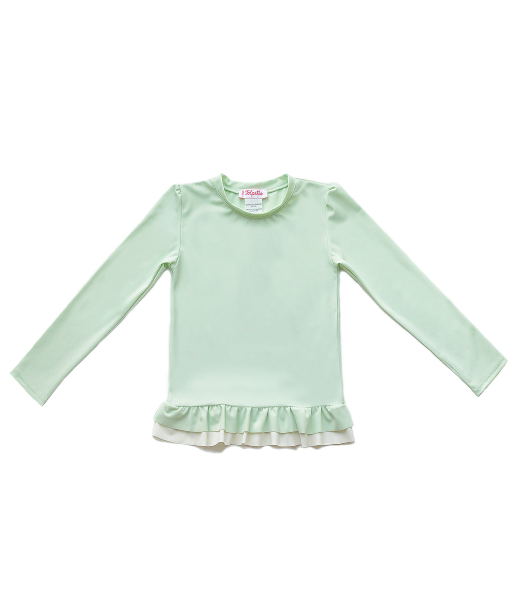 Mint Rash Guard Lucie Rash Guard - Delicate Mint | Folpetto