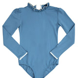 Sofia Surf Suit Dusty Blue And Ivory